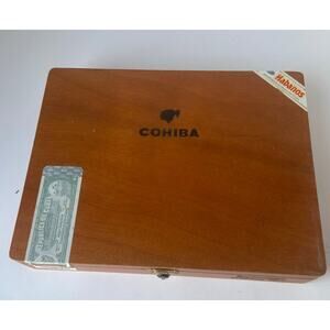 Vintage COHIBA Original Esplendidos Cigar Box 10 1/2 x 2 x 8" Empty CIGAR BOX